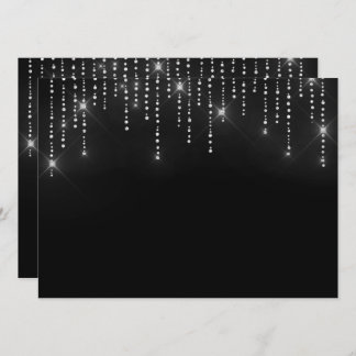 Blindprobe des Glitzer Einladung