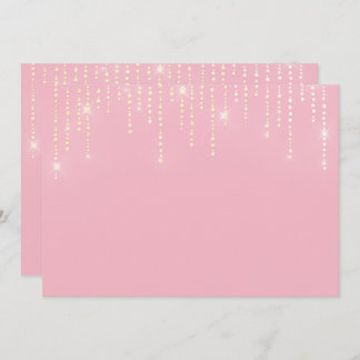 Blindprobe des Glitzer Einladung