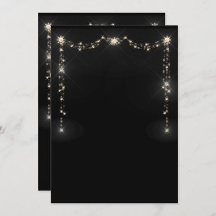 Blindprobe des Glitzer Einladung