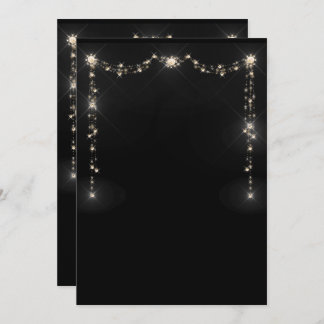 Blindprobe des Glitzer Einladung