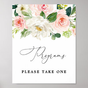 Blindprogramme Bitte ein Zeichen nehmen Poster