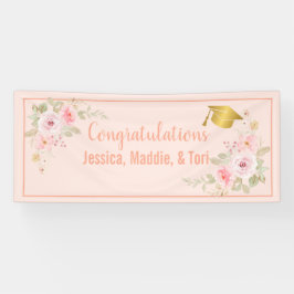 Blindrosa Individuelle Name Abschluss-Banner Banner