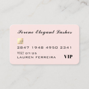 Blindrosa Kreditkarte Business Card Visitenkarte