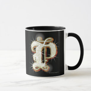 Bling Alphabet P Tasse