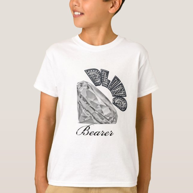 Bling Bearer Wedding T-Shirt (Vorderseite)