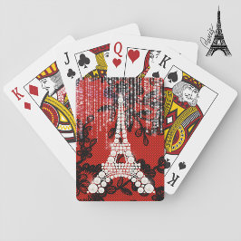 Bling Eiffel Tower Spielkarten