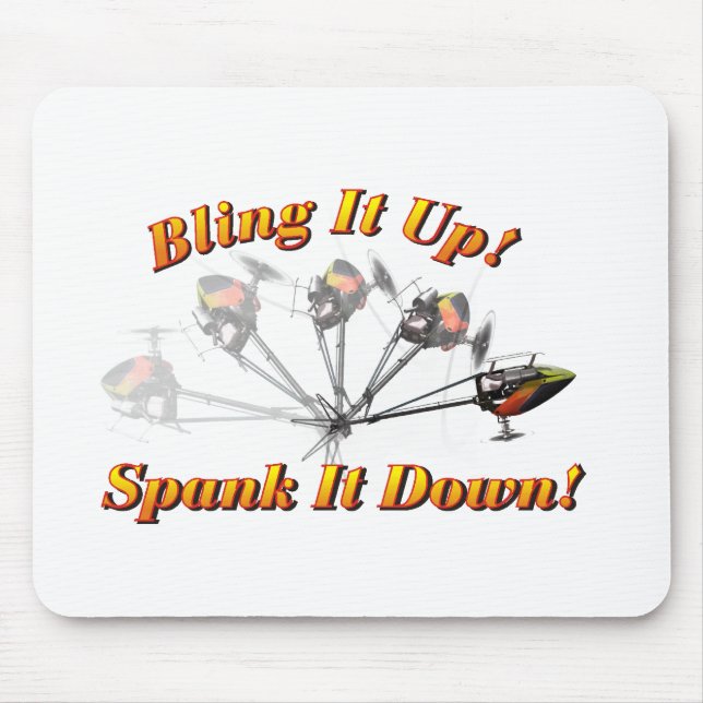 Bling es Tracht Prügel es Mousepad (Vorne)