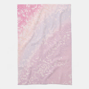 Bling GlitzerGirly rosa Glitz-Küchen-Geschirrtuch Geschirrtuch