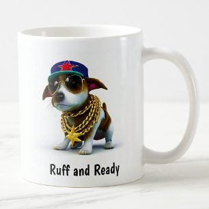 Bling-verzierter Jack Russell Terrier Kaffeetasse