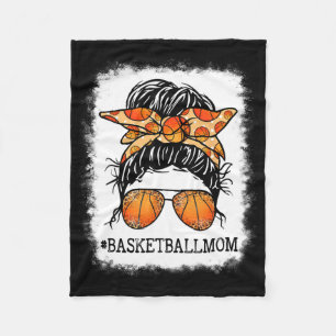 BlinkBysketbyll Mama Messy Bun Player Mama Mothe Fleecedecke
