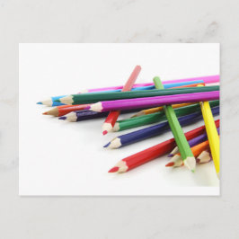 Blinkende Farben Postkarte