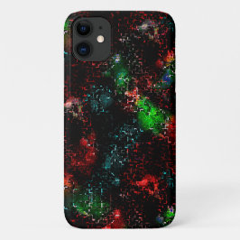 Blinkende Farbflecken unter dunklen und mosaikfarb Case-Mate iPhone Hülle