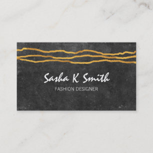 Blinkende Linien und Schiefer Visitenkarte