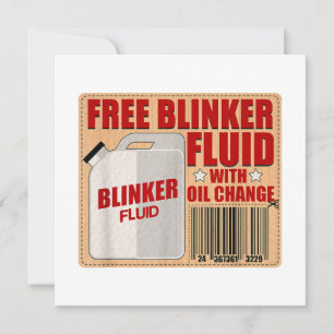 Blinker Fluid Idiot Gag Geschenk Shirt für Mechani Einladung