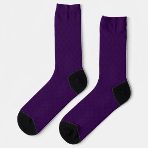 Blinky the Bat Muster Dunkelviolette Socken