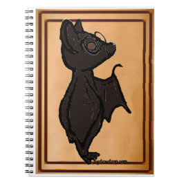 Blinky the Bat notebook Notizblock