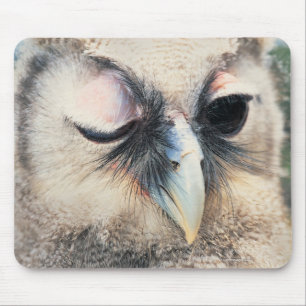 Blinzeln der Eule Mousepad