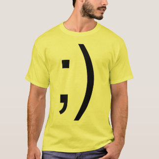 Blinzeln des Gesichts-Textes T-Shirt