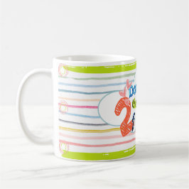 Blinzeln Sie nicht, dass sie zwei schnell thematis Kaffeetasse