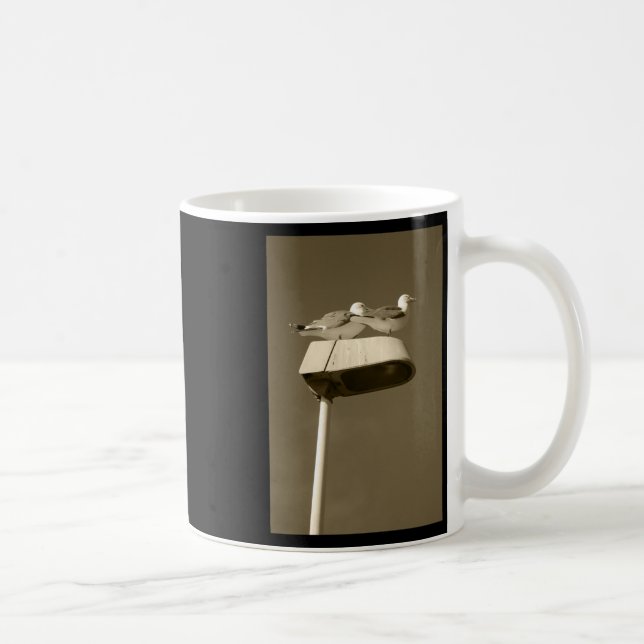 Bliokout Post Lanzarote Farbsticker Kaffeetasse (Rechts)