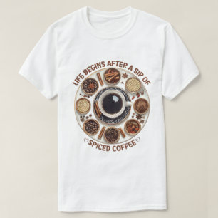 Bliss de café épicés - T-shirt cosy & mignon