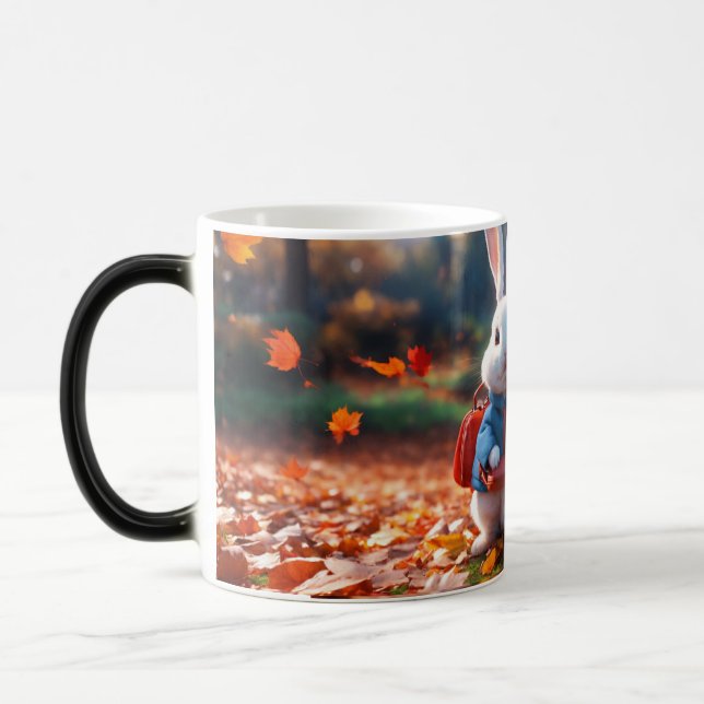 "Bliss de lapin : Mug de lapin lunatique" (Gauche)
