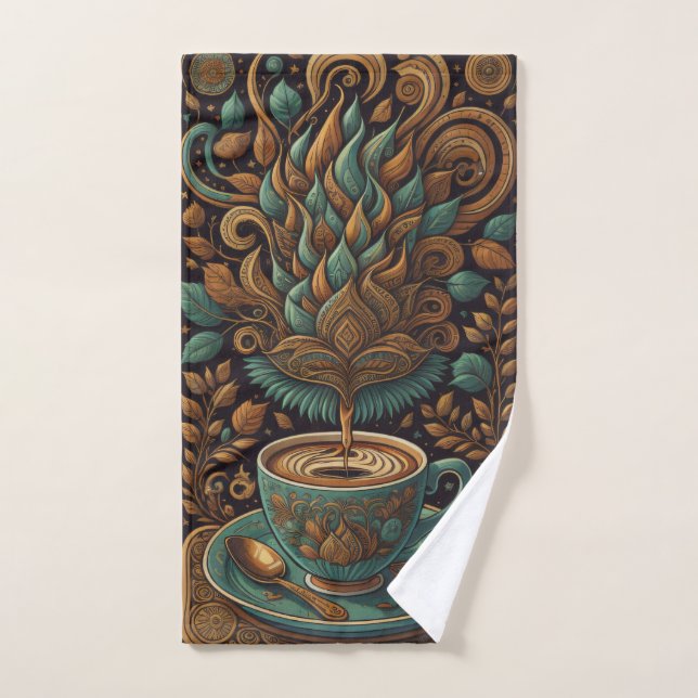 Bliss en latte d'épice citrouille (Serviette à main)