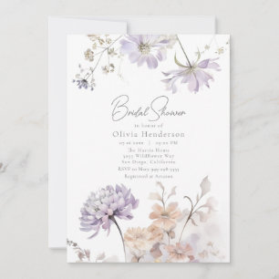 Bliss - Lilac und Lavender Brautparty Einladung