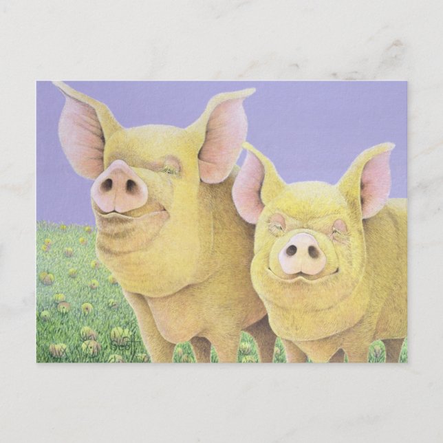 Bliss Postkarte (Vorderseite)