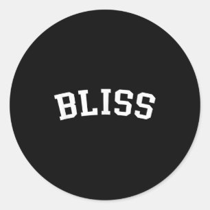 Bliss Runder Aufkleber