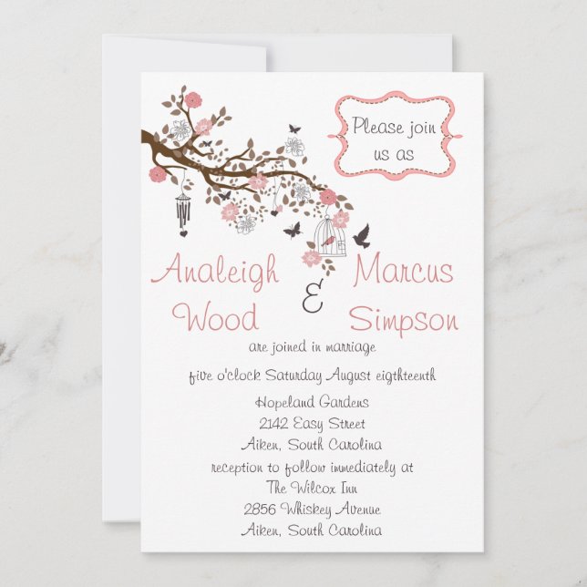 Bliss Wedding Invitations (Devant)