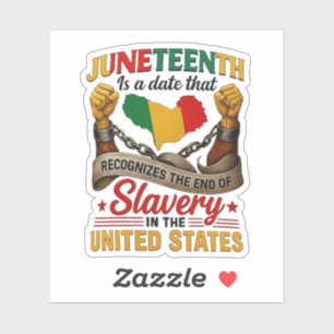 Blissboy Lustiges Juneteenth T-Shirt Neuheit, june Aufkleber
