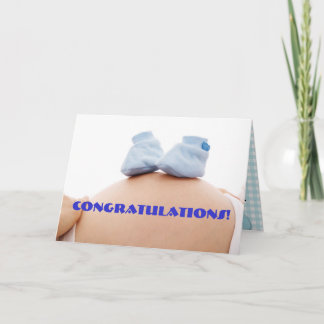 Blissful Baby Dusche Karte