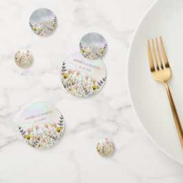 Blissful Blooms Wedding Table Confetti Konfetti