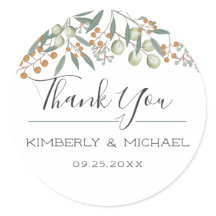 Blissful Bounty Botanical Wedding Vielen Dank