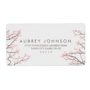 Blissful Branches adressieren Labels