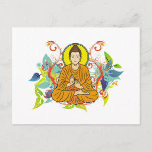 Blissful Buddha Postkarte
