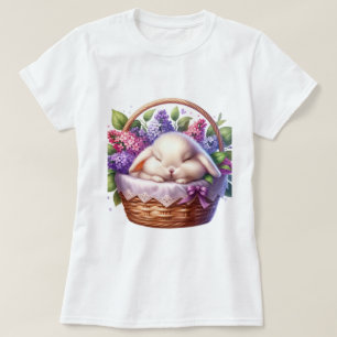 Blissful Bunny Basket T-Shirt