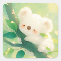 Blissful Koala umarmt einen Zweig