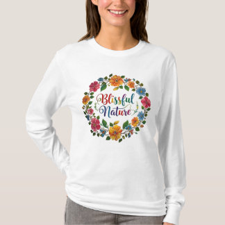 Blissful Nature Design von Maaya_Prints, Women T-Shirt