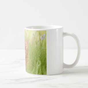 Blissfully glückliche Katze Kaffeetasse