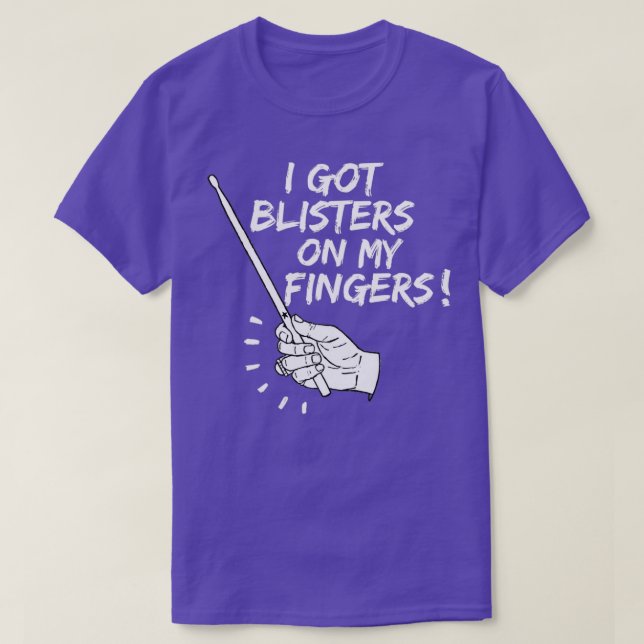 Blisterpackungen an den Fingern  T-Shirt (Design vorne)
