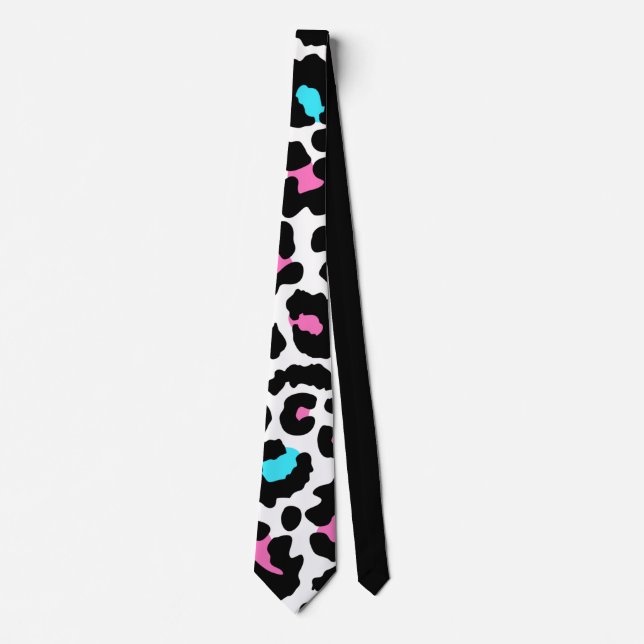 Blitz aus Leopard, Leopard-Druck Krawatte (Vorderseite)