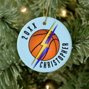 Blitz Basketball Weihnachten Keramik Ornament