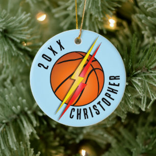 Blitz Basketball Weihnachten Keramik Ornament