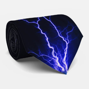 Blitz Blitzy Blue Black Novelty Neck Tie Krawatte