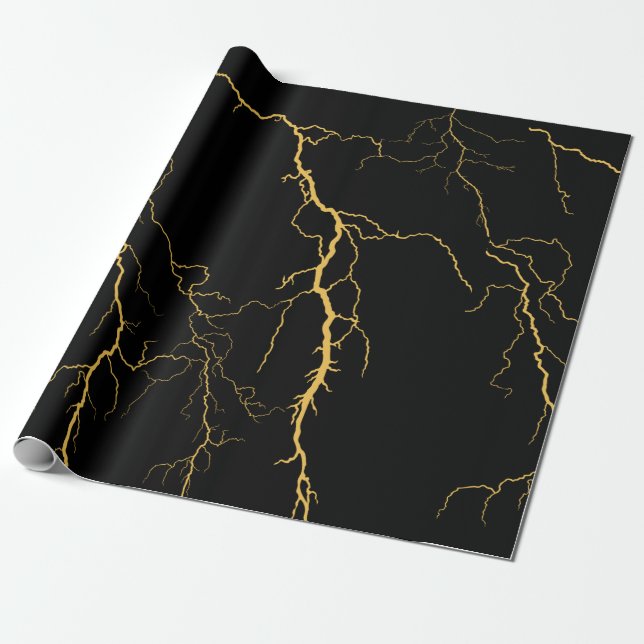 Blitz-Bolzen Geschenkpapier (Ungerollt)