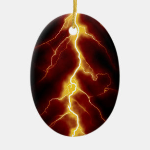 Blitz-Bolzen Keramikornament