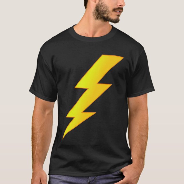 Blitz-Bolzen-letztes Halloween-Kostüm-Shirt T-Shirt (Vorderseite)