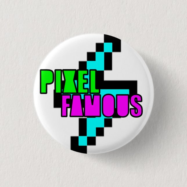 Blitz-Knopf Button (Vorderseite)